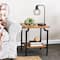 Household Essentials Crown 22" 2-Tier Square Side End Table